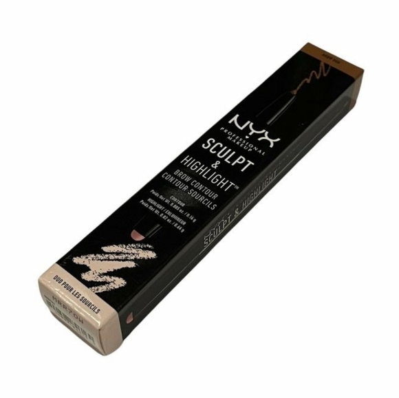 NYX Sculpt and Highlight Brow Contour Eyebrow Pencil Auburn Soft Pink.🌴 - Picture 3 of 4